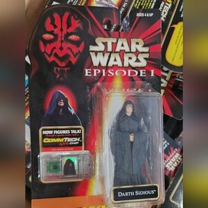 Star Wars Darth Sidious Action Figure - Black and Red